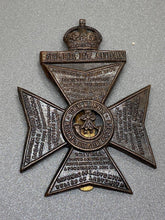 Load image into Gallery viewer, Original British Army WW1 / WW2 The King&#39;s Royal Rifle Corps Cap Badge
