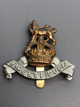 Load image into Gallery viewer, Original WW2 British Army Queen&#39;s Royal Army Pay Corps RAPC Cap Badge
