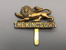 Load image into Gallery viewer, Original WW1 British Army Cap Badge - King&#39;s Own Royal Regiment (Lancaster)
