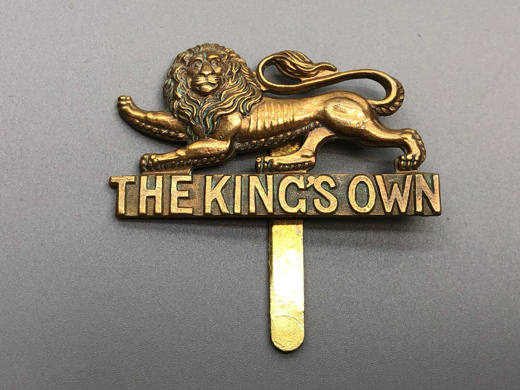 Original WW1 British Army Cap Badge - King's Own Royal Regiment (Lancaster)