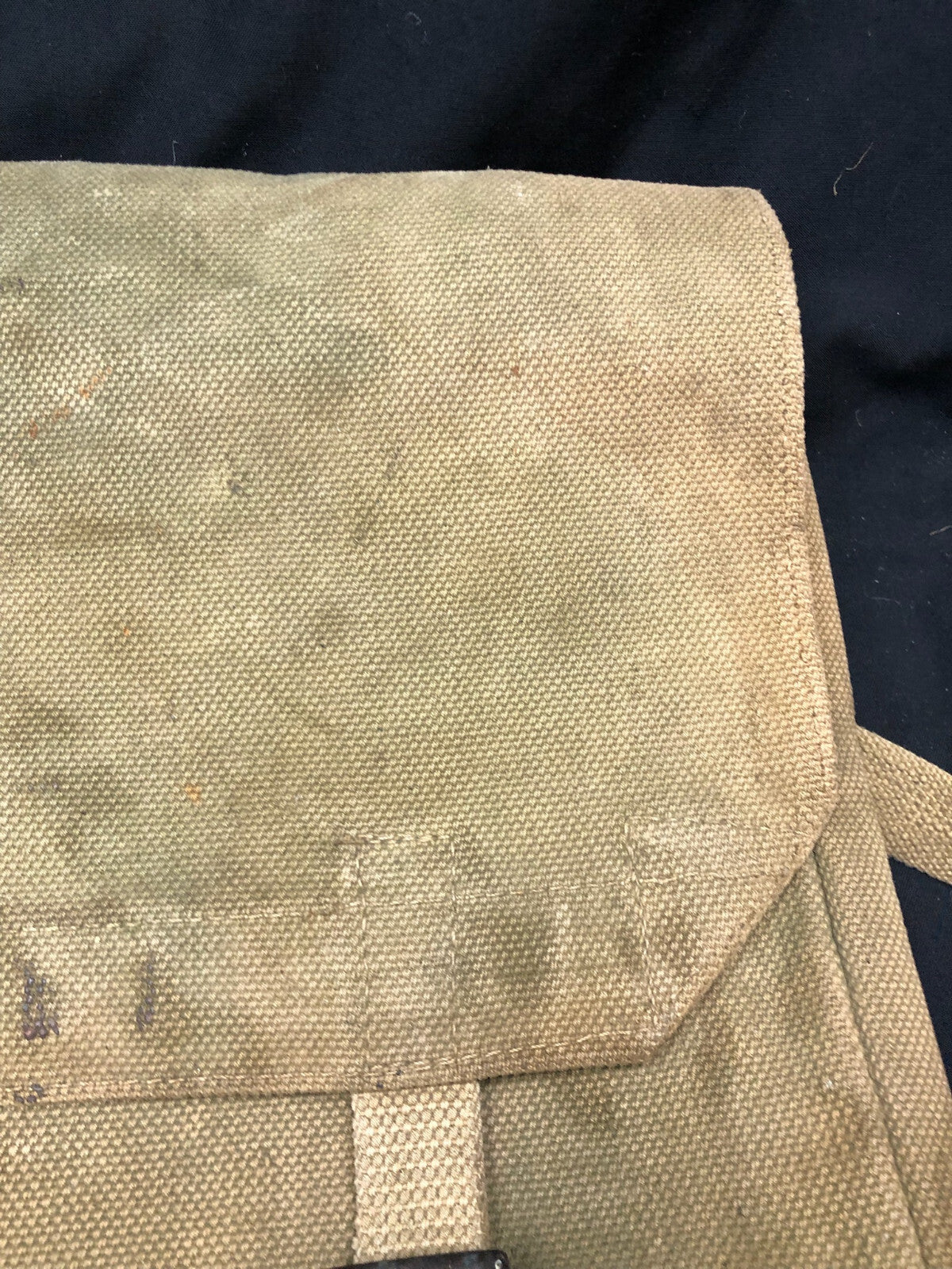 Original WW2 British Army 37 Pattern Large Pack & Strap - 1940 Dated - The Militaria Shop
