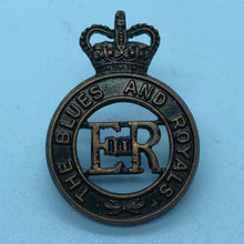 Load image into Gallery viewer, Original British Army Cap Badge - Blues and Royals - The Militaria Shop
