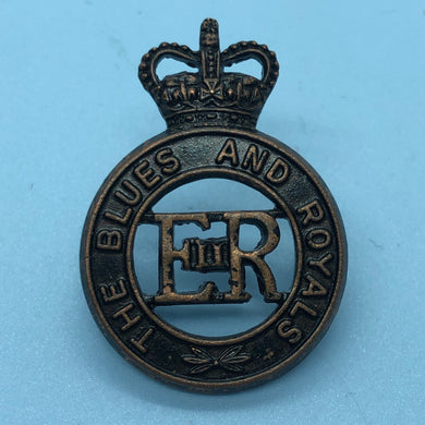 Original British Army Cap Badge - Blues and Royals - The Militaria Shop