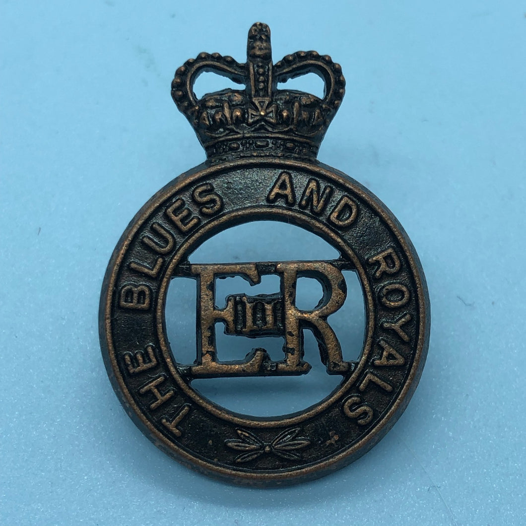 Original British Army Cap Badge - Blues and Royals - The Militaria Shop
