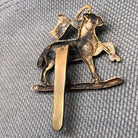 Original WW2 British Army Cap Badge - Queen's Royal Regiment (West Surrey) - The Militaria Shop