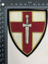 Load image into Gallery viewer, British Army Bullion Embroidered Blazer Badge - 1st Army Group
