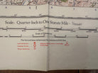 Original WW2 British Army RAF Navy Base Map of Scotland - The Forth, Clyde & Tay - The Militaria Shop