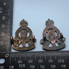 Genuine British Army Royal Army Ordnance Corps Collar Badges Pair - The Militaria Shop