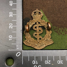 Charger l&#39;image dans la galerie, Original British Army WW2 Collar Badge - Royal Army Medical Corps RAMC - The Militaria Shop
