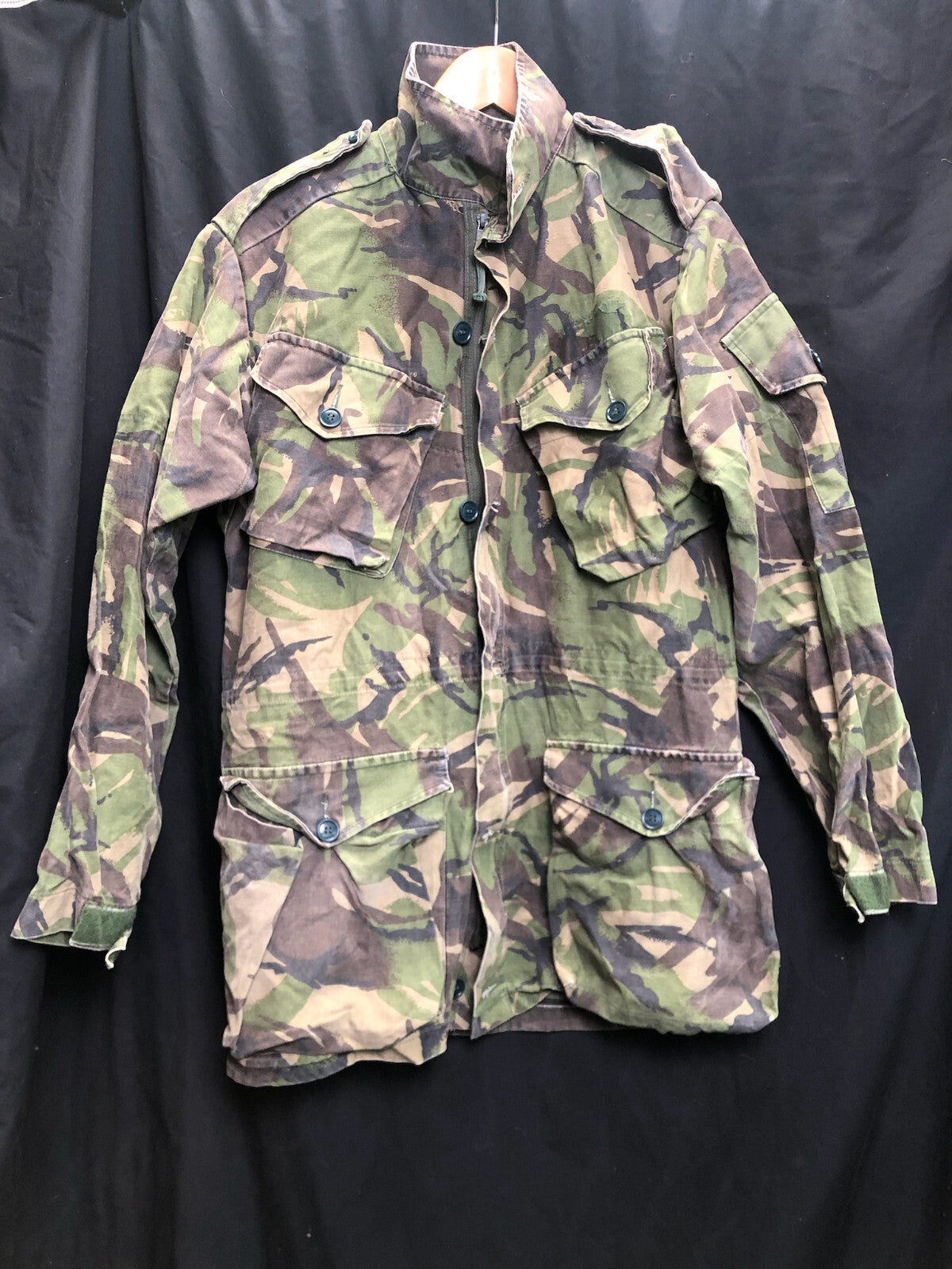 Vintage British Army Surplus Camouflaged Combat DPM Jacket - Size 180/96 - The Militaria Shop