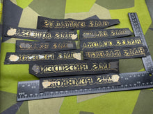 Load image into Gallery viewer, British Royal Navy Quantity of Cap Tallies - Job Lot - The Militaria Shop
