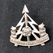 Load image into Gallery viewer, Genuine British Army Brass Cap Badge - Reconnaissance Corps - The Militaria Shop
