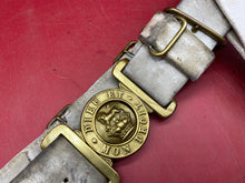 Load image into Gallery viewer, Original British Army Boer War Slade Wallace White Buff Leather Belt &amp; Frog
