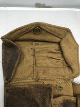 Lade das Bild in den Galerie-Viewer, Original WW2 Canadian Army 37 Pattern Bren Pouch - Used Condition
