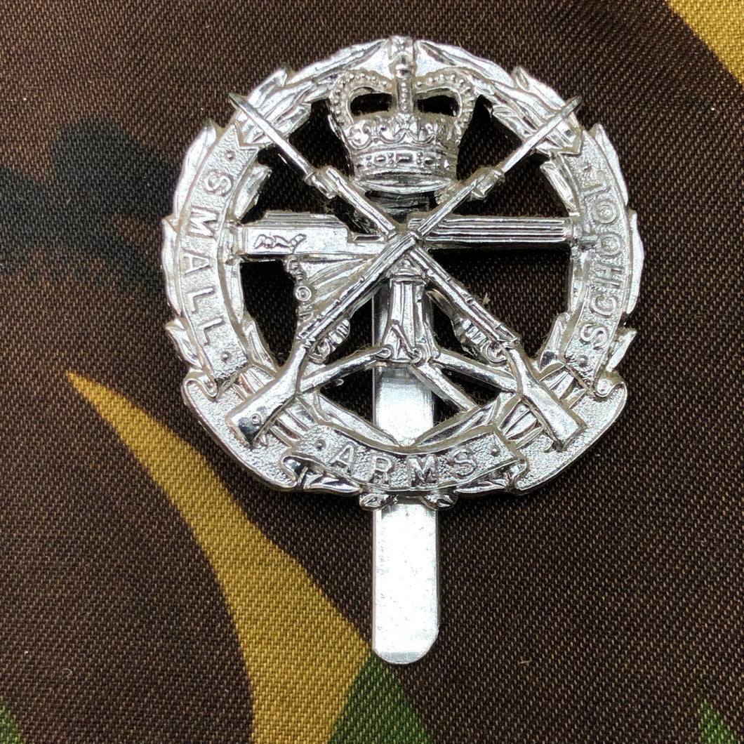 Original British Staybrite Army Cap - Small Arms School Corps - The Militaria Shop