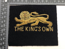 Lade das Bild in den Galerie-Viewer, British Army Bullion Embroidered Blazer Badge - The King&#39;s Own Regiment
