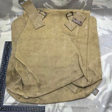 Load image into Gallery viewer, Original WW2 British Army 37 Pattern Webbing Large Pack - Wartime Dated
