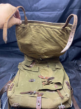 Load image into Gallery viewer, Original WW2 1936 German Army Tornister / Back Pack - Named Panzer Battalion 19
