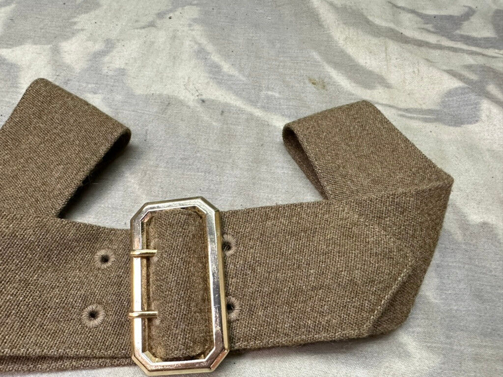 Genuine British Army No2 FAD Uniform Jacket Belt & Buckkle - 36" Waist - NEW! - The Militaria Shop