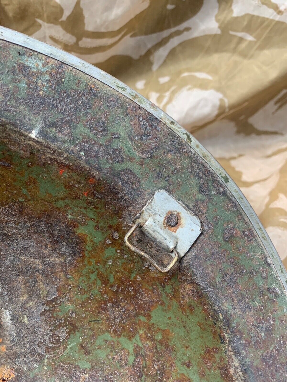 Original WW2 South African Army Mk2 Brodie Helmet - British Style Combat Helmet - The Militaria Shop