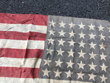 Load image into Gallery viewer, Original WW2 US Army 48 Stars &amp; Stripes Flag - Well Worn
