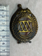 Load image into Gallery viewer, British Army Victorian 30th Regiment Foot Glengarry Badge

