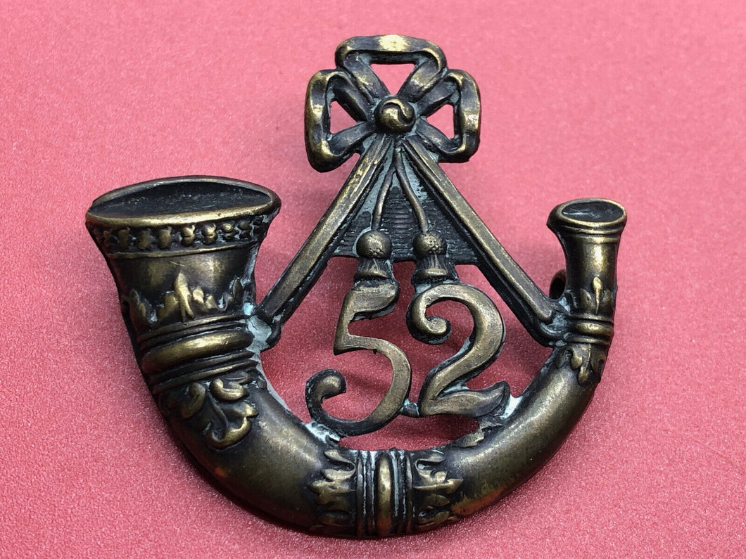 British Army 52nd Regiment of Foot (Oxfordshire Light Infantry) Glengarry Badge