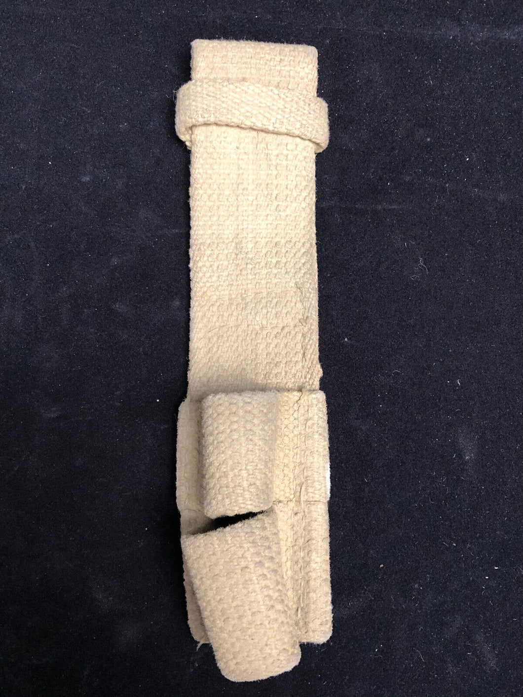 Original WW2 British Army 37 Pattern No.4 Stick Bayo Khaki Webbing Frog