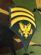 Original US Specialist E-7 Rank Patch Badge - The Militaria Shop