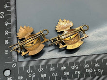 Load image into Gallery viewer, Original WW1 / WW2 British Army Royal Irish Fusiliers Brass Collar Badges
