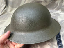 Charger l&#39;image dans la galerie, Original WW2 British Army / Home Guard Helmet - Restored / Repainted for Display
