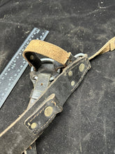 Load image into Gallery viewer, Original German Army WW2 Style Solider Equipment Leather Y Straps
