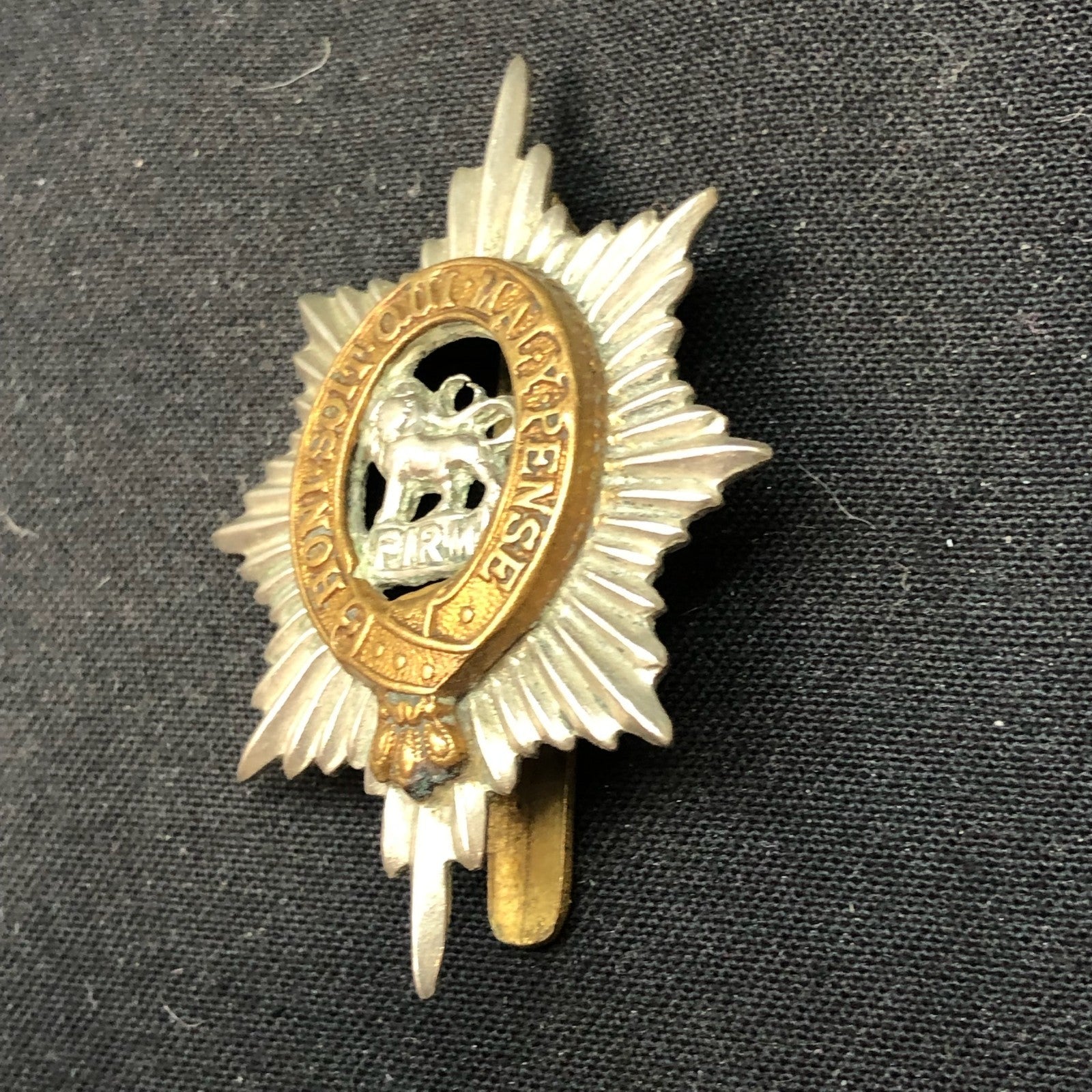 Original WW2 British Army Cap Badge - Worcestershire Regiment - The Militaria Shop