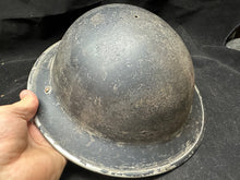 Load image into Gallery viewer, Original WW2 British Civil Defence Home Front Mk2 Brodie Helmet
