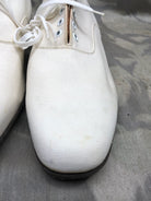 Genuine British Army Women's White Summer Shoes - WW2 Pattern - Size UK 12 L - The Militaria Shop