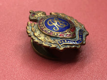 Load image into Gallery viewer, Original British Army Royal Engineers Enamel Brooch / Lapel Badge
