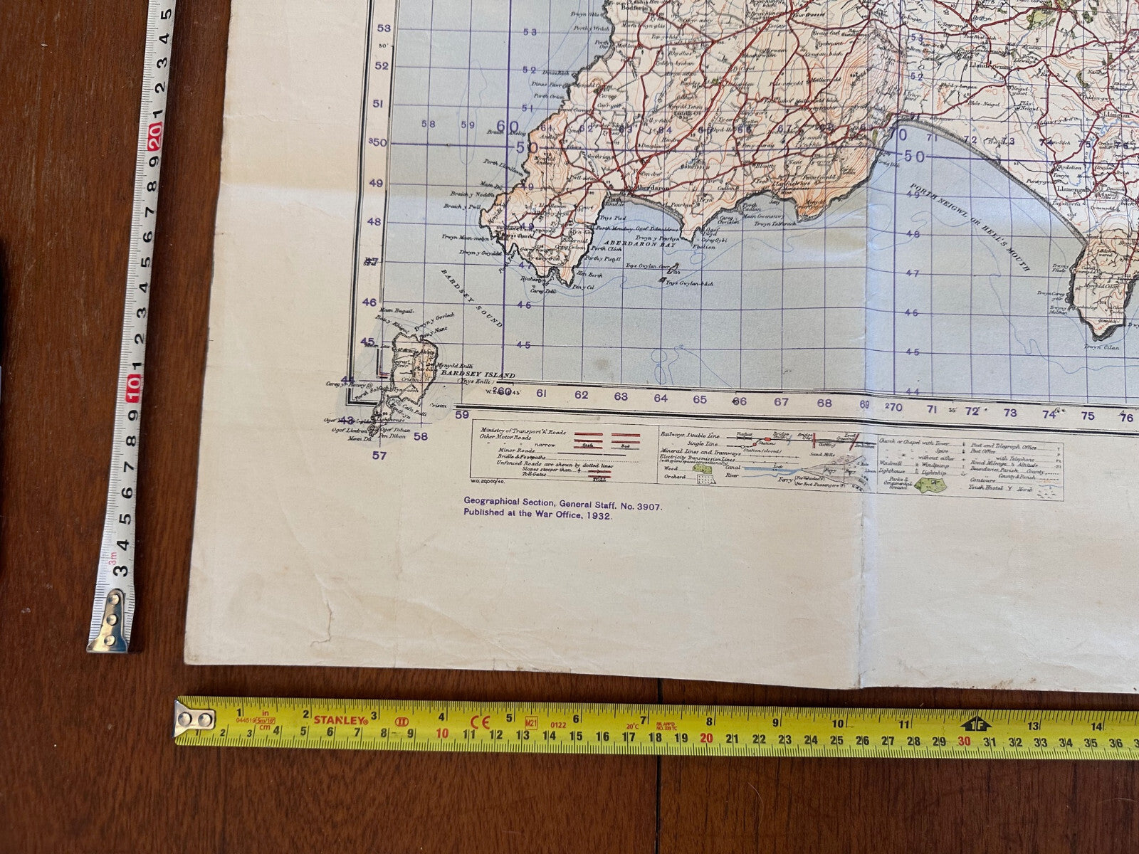 Original WW2 British Army GSGS OS Map England & Wales - Portmadoc & Criccieth - The Militaria Shop