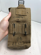 Load image into Gallery viewer, Original WW2 British Army 37 Pattern Bren Pouch - Used Condition
