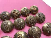 Load image into Gallery viewer, Group of Original WW1 Shropshire Regiment British Army Uniform Buttons
