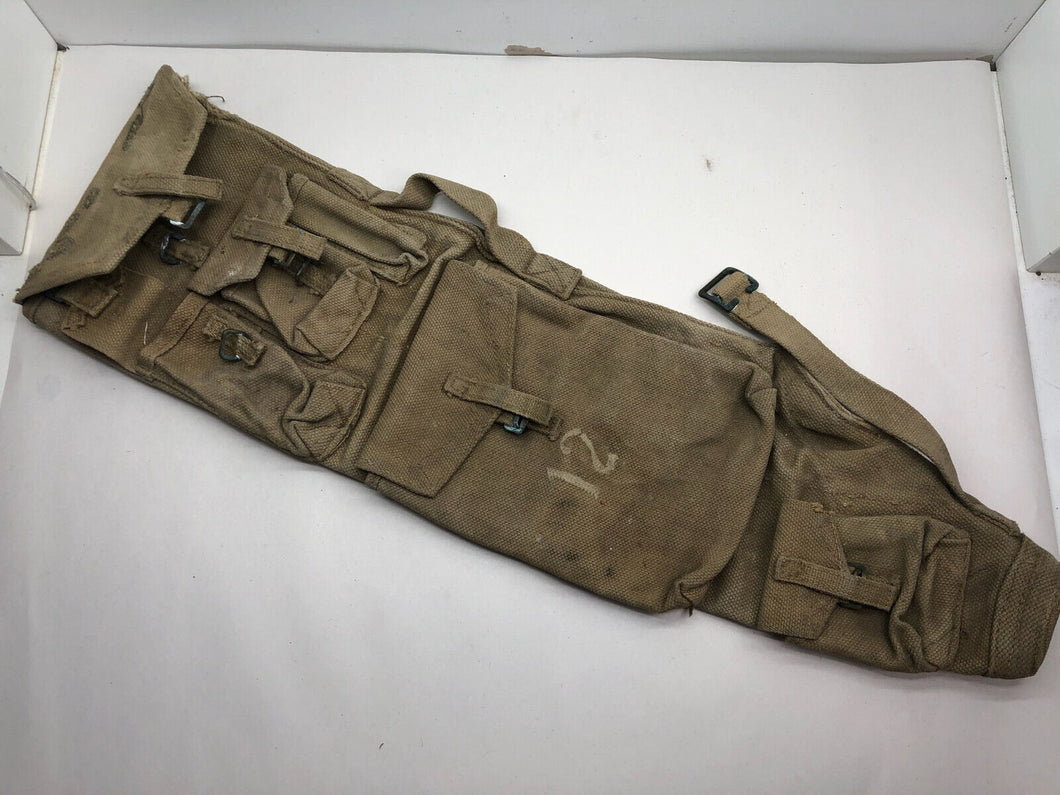 Original WW2 British Army 37 Pattern Bren Spares Bag