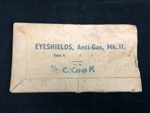 Load image into Gallery viewer, Original WW2 British Army Anti-Gas Eyeshields
