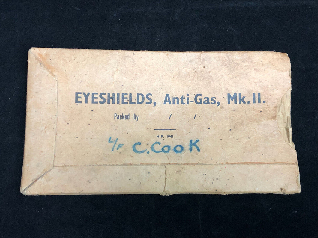 Original WW2 British Army Anti-Gas Eyeshields