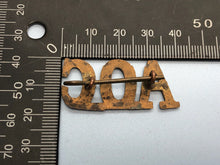 Load image into Gallery viewer, Original WW1 British Army Ordnance Corps (A.O.C.) Shoulder Title
