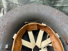 Load image into Gallery viewer, Original WW2 British Home Front Civillian Zuckerman Helmet 1941 Dated &amp; Liner
