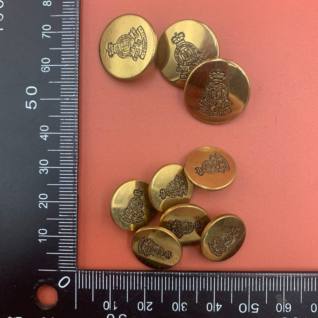 Group Lot of Genuine British Royal Army Ordinance Corps Blazer Uniform Buttons