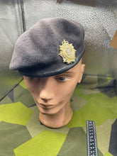 Load image into Gallery viewer, Original British Army Logistics Corps Beret with Badge - Size 57cm - The Militaria Shop

