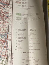 Load image into Gallery viewer, Original WW2 German Army Map of UK - Manchester / Liverpool / North West England
