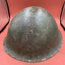 Charger l&#39;image dans la galerie, Original British / Canadian Army WW2 Soldiers Military Combat Mk3 Turtle Helmet
