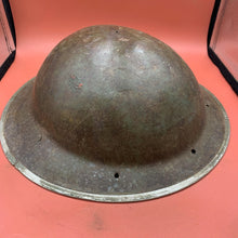 Load image into Gallery viewer, Original British Army WW2 Soldiers Military Combat Mk2 Brodie Helmet - SA Made
