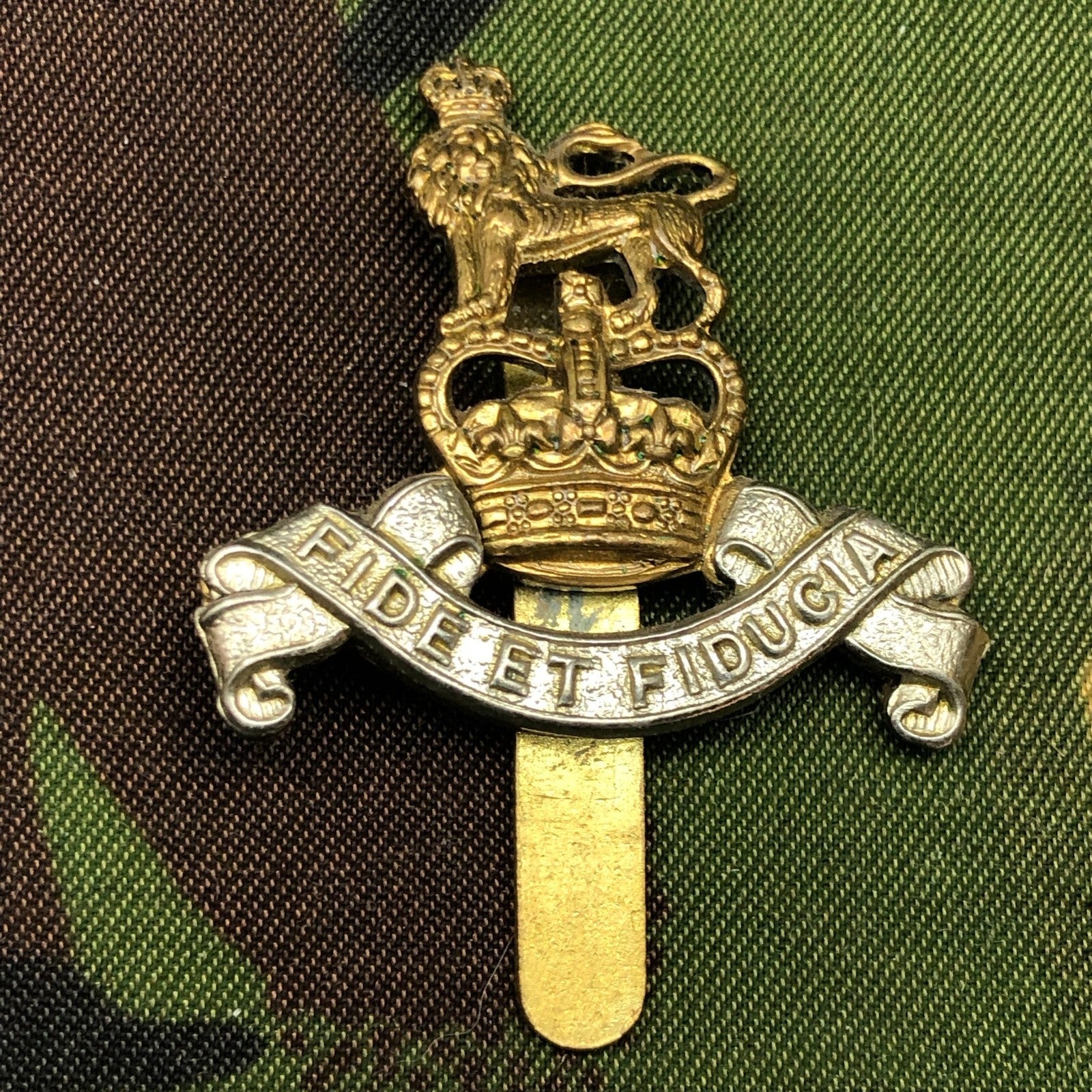 Original British Army Cap Badge - Royal Army Pay Corps - The Militaria Shop
